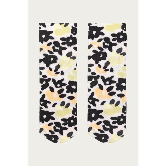 NEW STINE GOYA verita stockings in watercolor flora - Picture 1 of 3